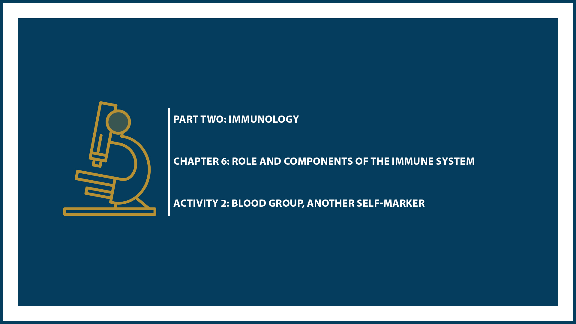 Unit Two: (Suspended Part) Chapter 6 - Document 2: Blood group, another self-marker